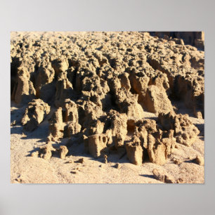 Patterns In Sand No. 1 Poster