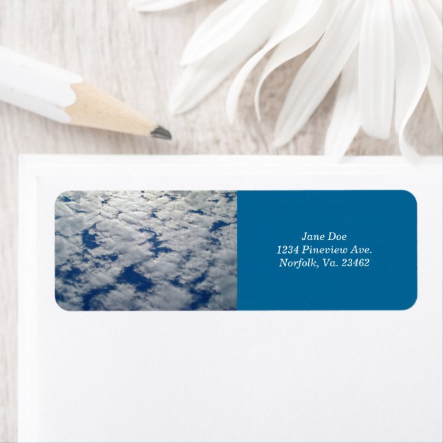 Patterns in the Sky Return Address Label (Insitu)