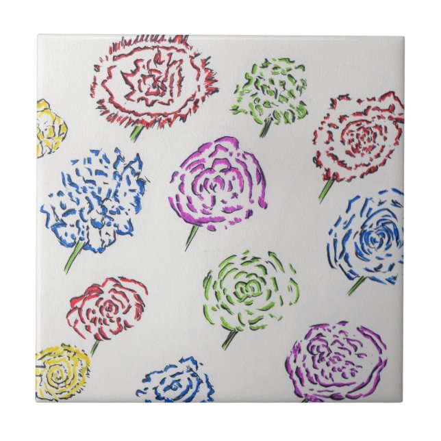 Patterns of Creation  Ceramic Tile (Front)
