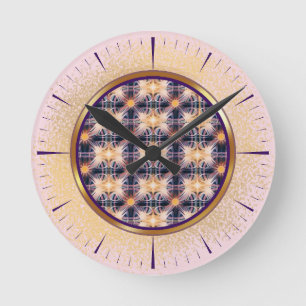 Patterns of Light  Round Clock