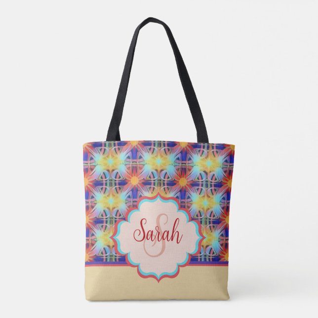 Patterns of Light  Tote Bag (Back)