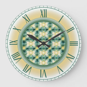 Patterns of Light Wall Clock