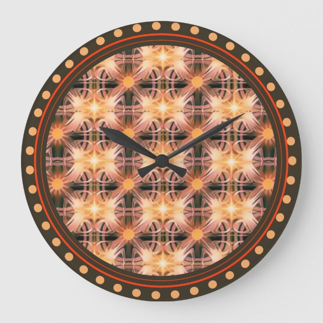 Patterns of Light Wall Clock (Front)