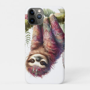 Patterns of Nature - Jungle Sloth iPhone 11 Pro Case