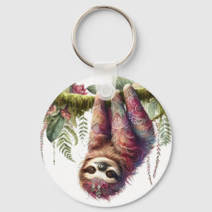 Patterns of Nature - Jungle Sloth Key Ring