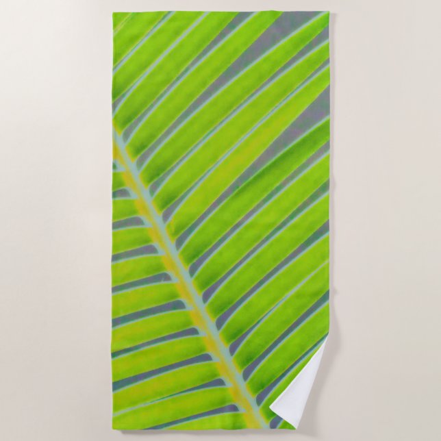 Patterns of Palms Beach Towel (Front)