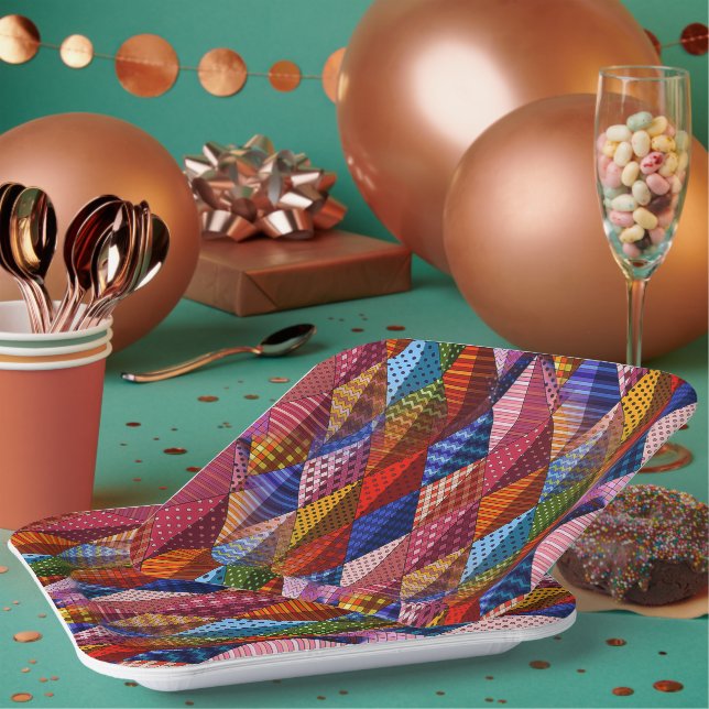 Patterns Paper Plate (Multi)