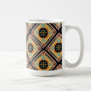 Patterns tiles coffee mug