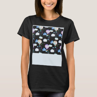 Patterns Transportation Hot Air Ballons T-Shirt