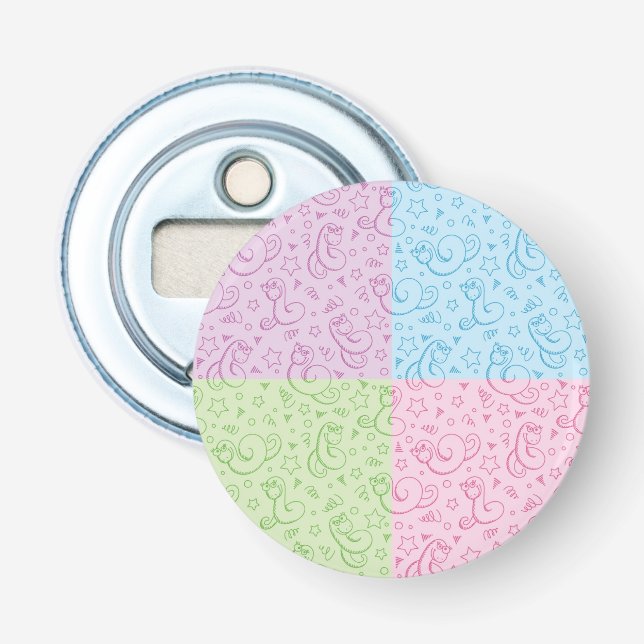 patterns with snakes bottle opener (Front)