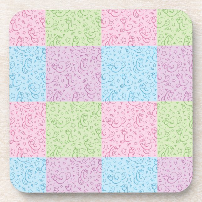patterns with snakes coaster (Front)
