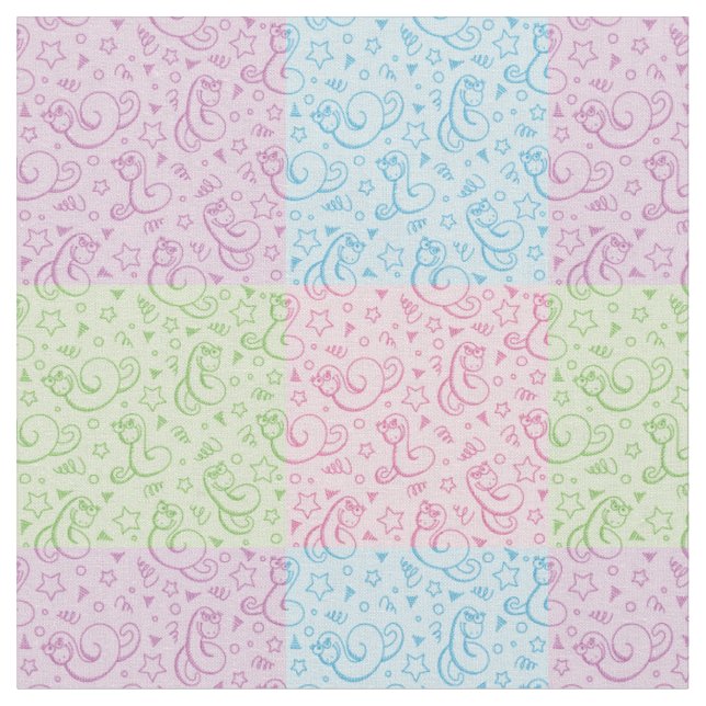 patterns with snakes fabric (Close Up)