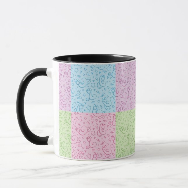patterns with snakes mug (Left)