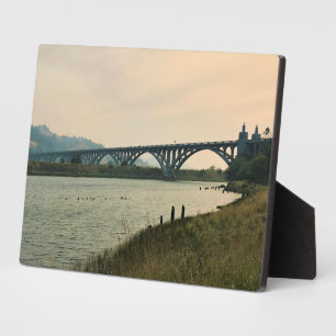 Patterson Bridge, Gold Beach, Oregon Plaque