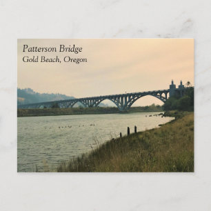 Patterson Bridge, Gold Beach, Oregon Postcard