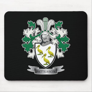 Patterson Family Crest Coat of Arms Mouse Pad