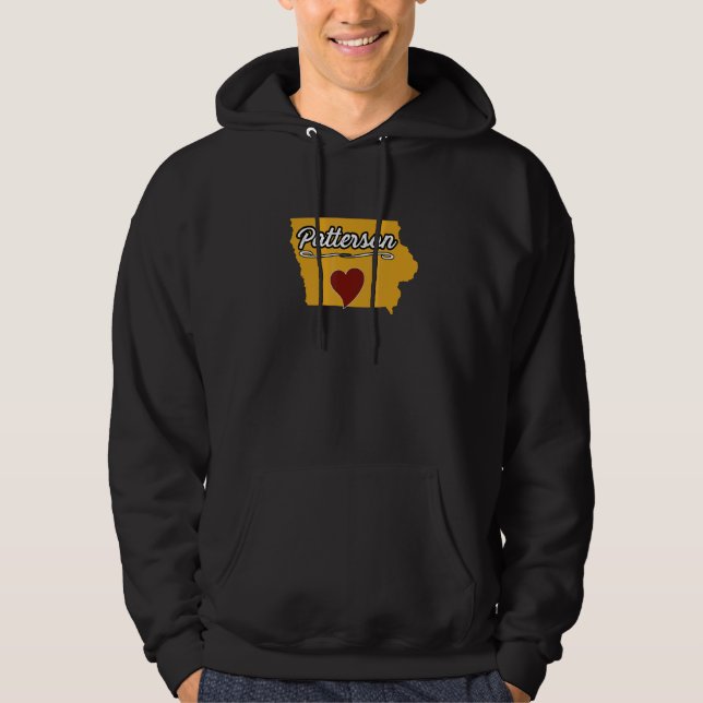 PATTERSON IOWA IA USA Cute Souvenir Merch  US City Hoodie (Front)