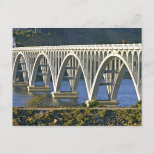 Patterson Memorial Bridge highway 101 over Postcard