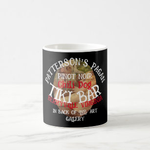 PATTERSON'S PAGAN Pinot Noir Chilli Dog TIKI Bar V Coffee Mug