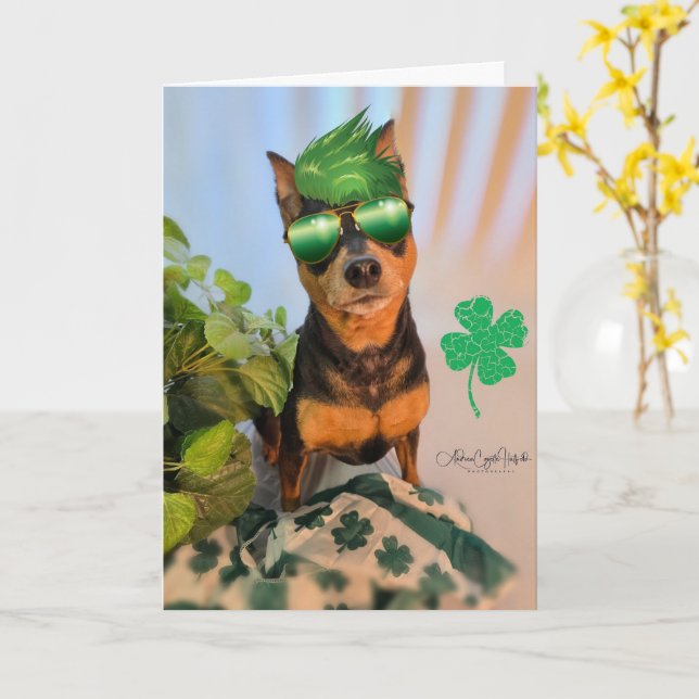 Patty MinPin Card (Yellow Flower)