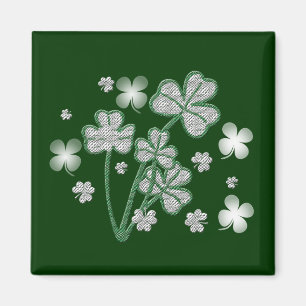 Pattys day shamrock magnets