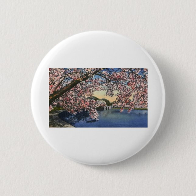 PAU43 Tidal Basin.tif 6 Cm Round Badge (Front)