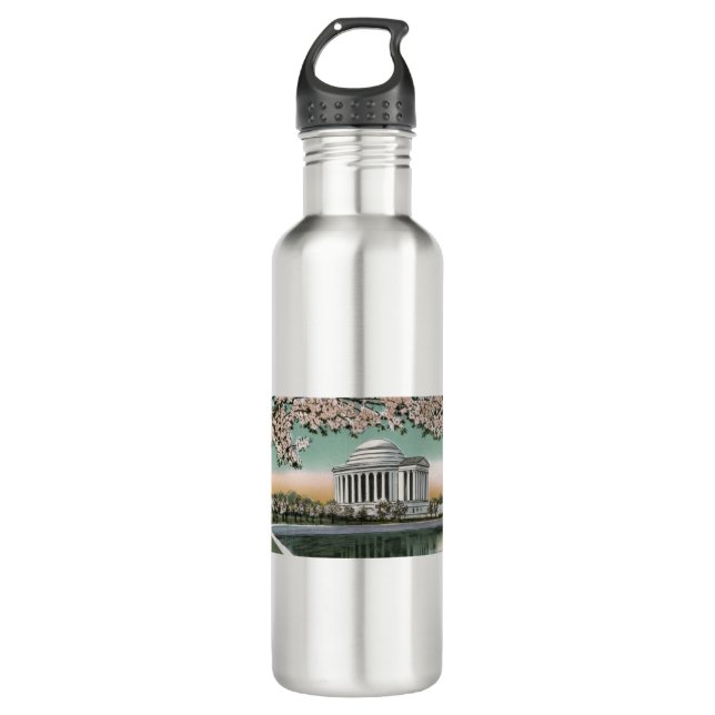PAU48 Jefferson Memorial 2.tif 710 Ml Water Bottle (Front)