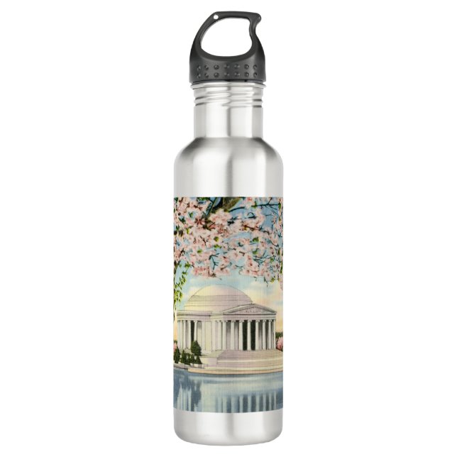 PAU49 Jefferson Memorial 3.tif 710 Ml Water Bottle (Front)