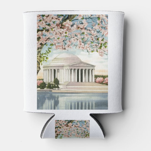 PAU49 Jefferson Memorial 3.tif Can Cooler (Front)