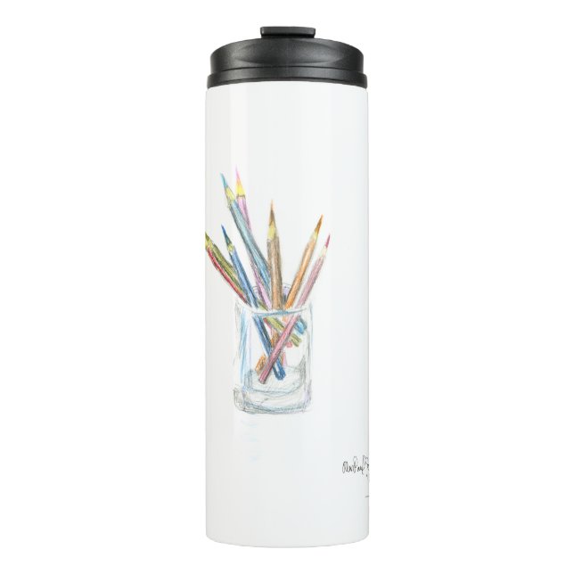 PAU50 Pencils 1.tif Thermal Tumbler (Front)