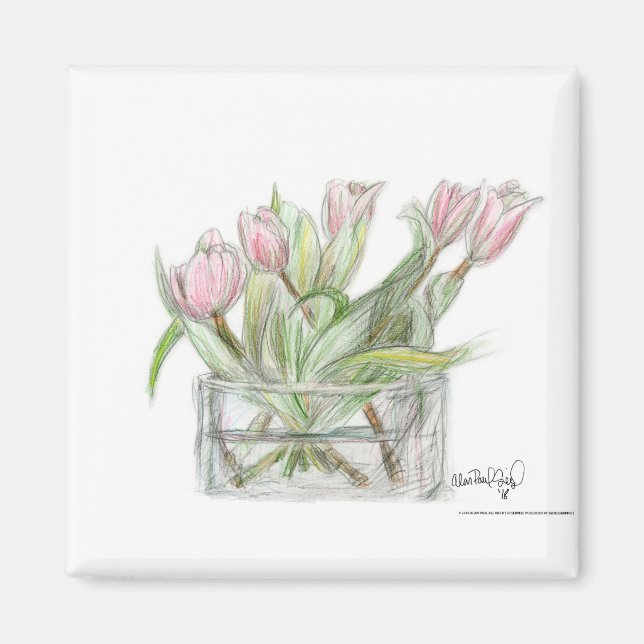 PAU58 Flower 1.tif Magnet (Front)