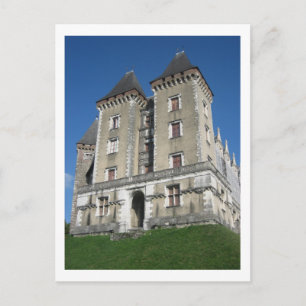 Pau castle postcard