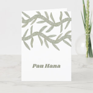 Pau Hana Thank You Card