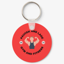 PauceK and Lage Gym & Fitness Keychain