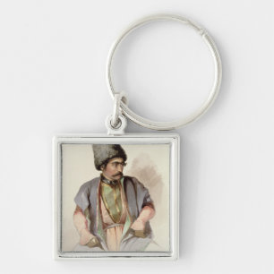Paul - A Georgian from Tiflis, 1852 Key Ring