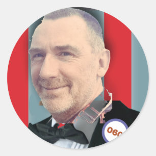 Paul Birthday Image -  60 6 Cm Round Badge Square  Classic Round Sticker