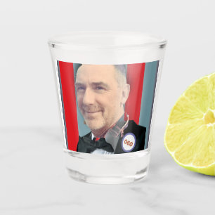 Paul Birthday Image -  60 6 Cm Round Badge Square  Shot Glass