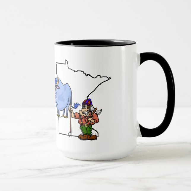 Paul Bunyan and Babe Minnesota Homeboy Mug Ver. 3 (Right)