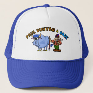 Paul Bunyan and Babe Trucker Hat Ver. 2