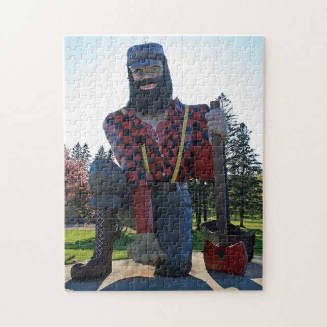 Paul Bunyan and his axe Jigsaw Puzzle (Vertical)