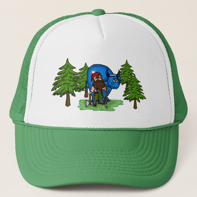 Paul Bunyan Cap with Trees (Front)