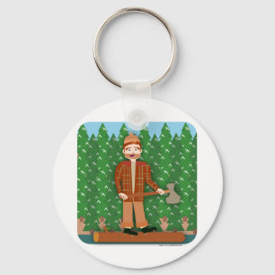 Paul Bunyan Key Ring