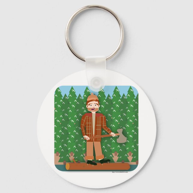 Paul Bunyan Key Ring (Front)