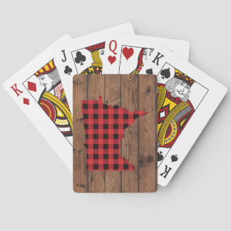 Paul Bunyan Plaid Minnesota Playing Cards