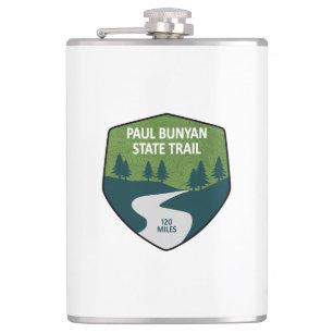 Paul Bunyan State Trail Hip Flask