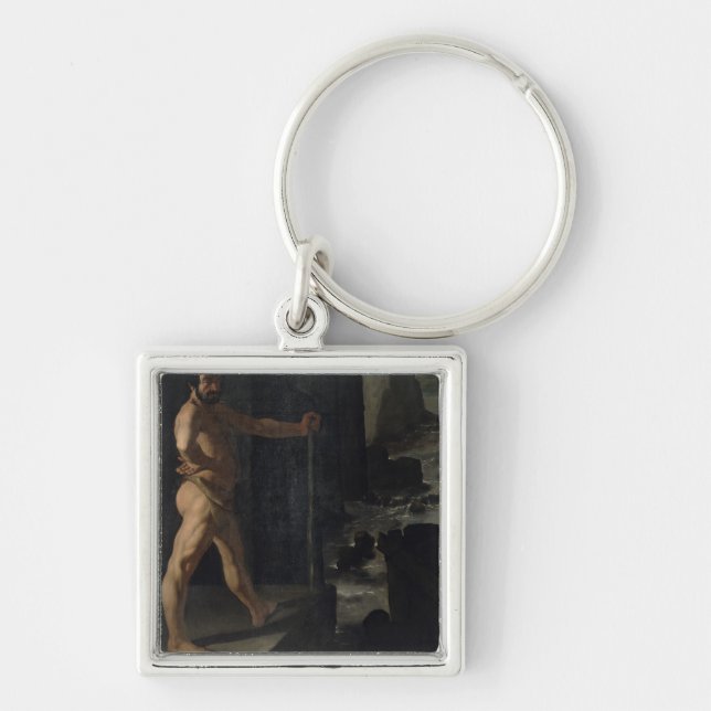 Paul Cezanne | Apotheosis of Delacroix Key Ring (Front)
