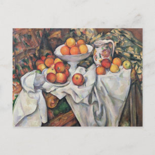 Paul Cezanne Apples and Oranges, 1895-1900 Postcard