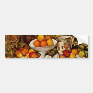 Paul Cezanne Apples Oranges Impressionism Bumper Sticker
