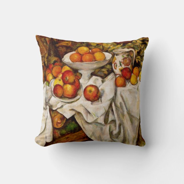 Paul Cezanne Apples Oranges Impressionism Cushion (Front)