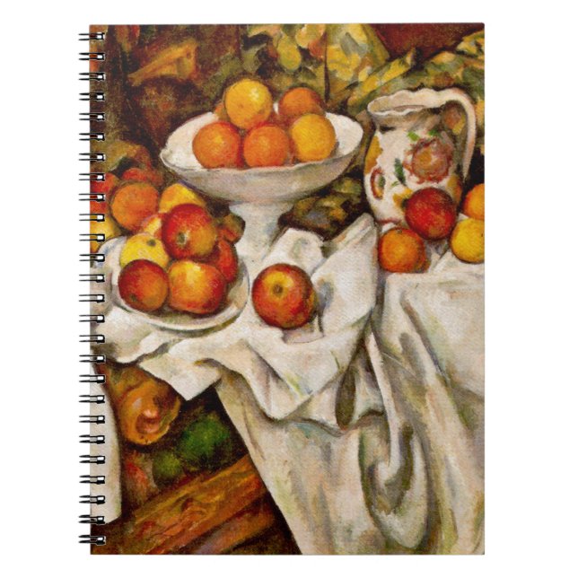 Paul Cezanne Apples Oranges Impressionism Notebook (Front)